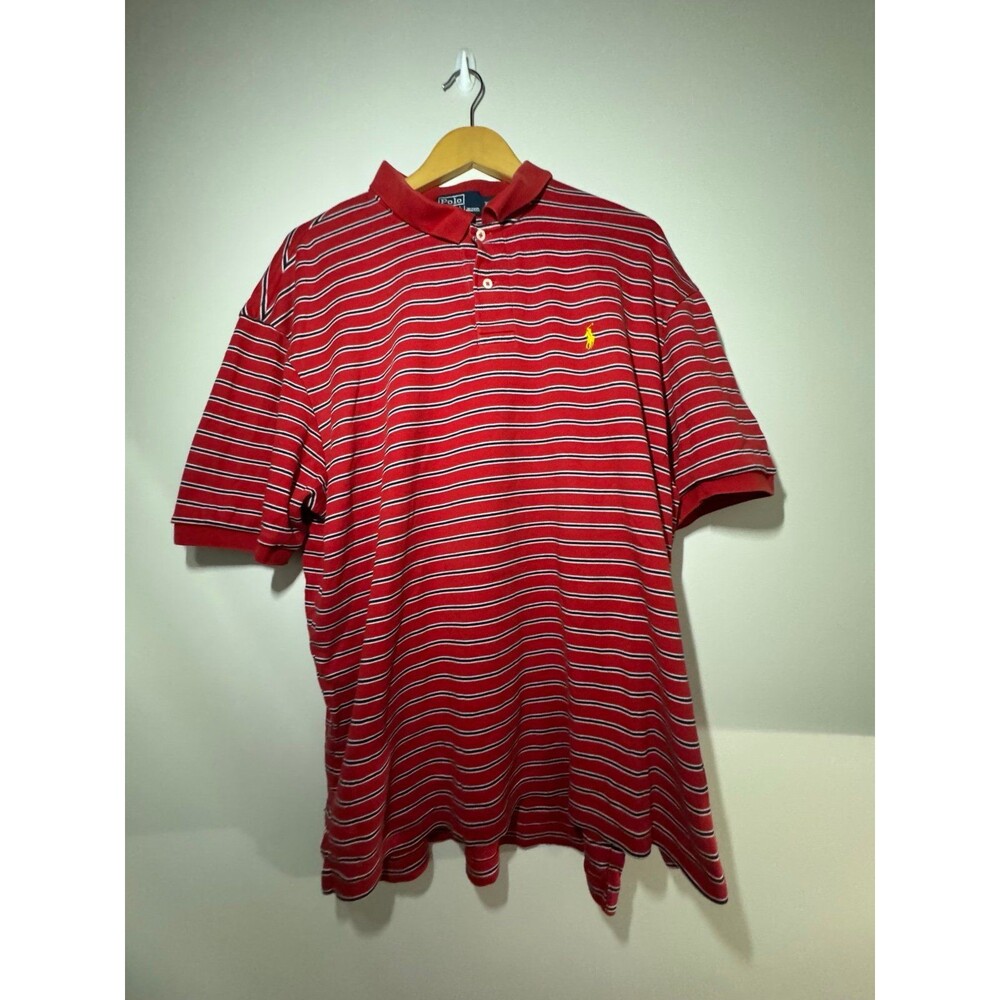 Red Polo Raulph Lauren Button Up